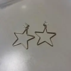 ゴールド 星型 フープイヤリング キッズ セット販売可