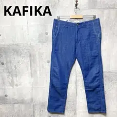 KAFIKA カフィカ メンズ デニムスウェットパンツ 3 トラウザー