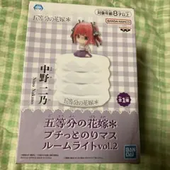 五等分の花嫁 プチッとのりマス ルームライト 中野ニ乃 新品未開封品