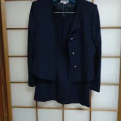 ネイビー ジャケットとスカートセット