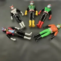 【2月25日特選販売最終日】仮面ライダーソフビフィギュア1989年５体セット