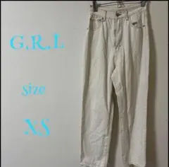 G.R.L. ホワイト ストレートデニム XS
