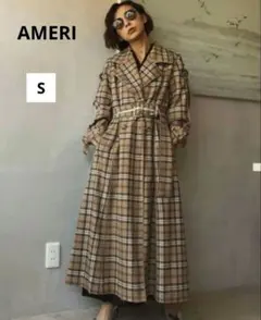 極美品❤AMERI✨ トレンチコートPASS CODE CHECK COAT✨S