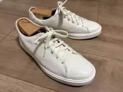 Clarks メンズ アンコスタレーススニーカー 本革　26.0