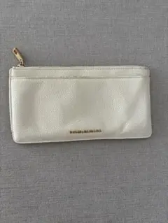 DOLCE&GABBANA ホワイトレザー 長財布のサムネイル