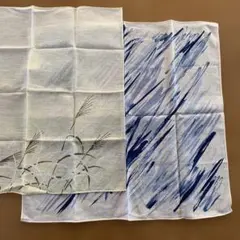 ガーゼハンカチ2枚セット　大判　新品未使用