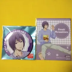 黒子のバスケ 　紫原敦　 キラキラ☆缶バッジ＆特典イラスト　秋葉原　 キャラポ