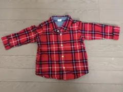 babygapベビーギャップチェックネルシャツ90