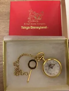 ディズニー　白うさぎ　懐中時計　時計　不思議の国のアリス　アリス　ワンダーランド