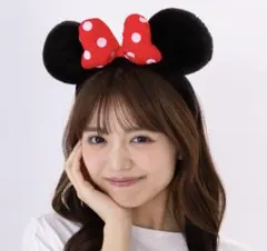 ディズニー　カチューシャ　ミニー