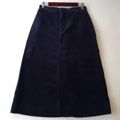 ネイビー コーデュロイ タイトスカート