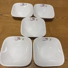 CORELLE スクエア大ボウル バイオレットミスト 5個セット - メルカリ