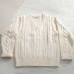 【未使用】ユニクロJW ANDERSONケーブルVネックセーター