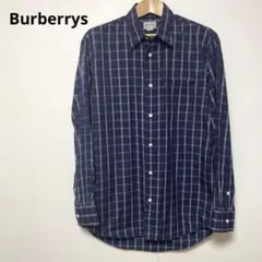 Burberrys バーバリーズ チェック柄 長袖シャツ M 綿100%