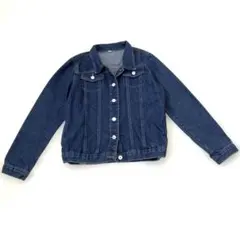1st風 デニムジャケット M 濃紺 Gジャン アメカジ 定番 古着 美品