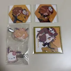 ありさか 大妖怪ローソン　前髪クリップ、豆色紙、マグネットシート　4点まとめ売り