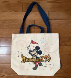 【匿名配送】ディズニーランド70周年　トートバッグ