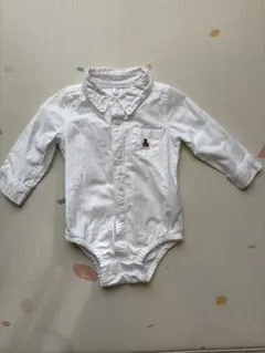 ［美品］GAP ボディシャツ 白シャツ　80