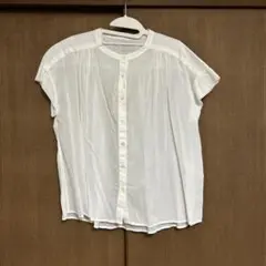 ☆新品☆MUJI フレンチスリーブブラウス 半袖