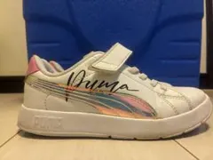 PUMA キッズ スニーカー ホワイト 19cm