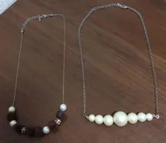 latticeネックレス2点セット