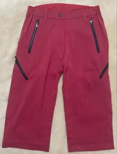 【美品人気　BIGBORN 高機能ワークパンツ　レッド Lサイズ】