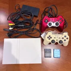 PlayStation 2 本体 コントローラー メモリーカードセット
