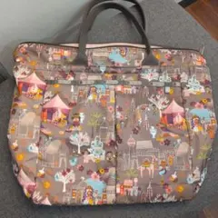 レスポートサック バッグ　イッツアスモールワールド　ディズニーコラボ