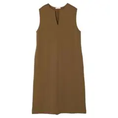【美品】chocol raffine robeブラウン キャメルロングワンピース
