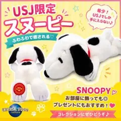 USJ スヌーピー タグ付き 寝そべり - メルカリ
