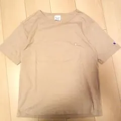 Champion ベージュ TシャツM A49番