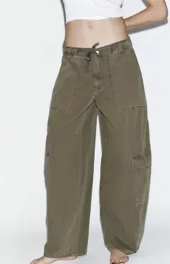 オーバーサイズカーゴパンツ 32 #ZARA - メルカリ