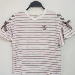 mezzo piano Junior ボーダー 半袖Tシャツ Lサイズのサムネイル