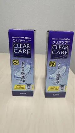 Alcon CLEAR CARE 360ml 2本セット - メルカリ