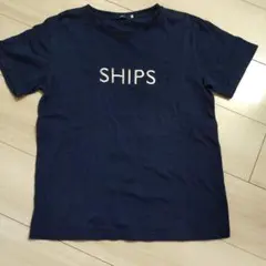 SHIPS ネイビー ロゴTシャツ150センチのサムネイル
