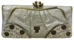 ANNA SUI 長財布 がま口 シルバーのサムネイル