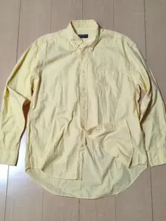 90s OLD UNIQLO 紺タグ チェックシャツ ボタンダウン