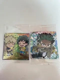 僕のヒーローアカデミア　ウエハース　爆豪&緑谷　デク