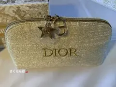 DIOR 2024年チャーム2個付き／／ポーチ新品未使用品　在庫1点のみです。