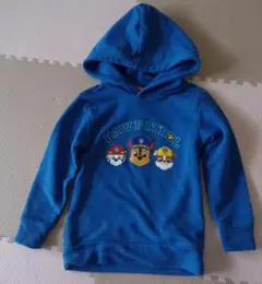 パウ・パトロールPAW PATROL パーカー 110青チェイスマーシャルラブル