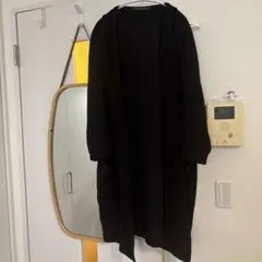 mizuiroind ブラック ロングカーディガン