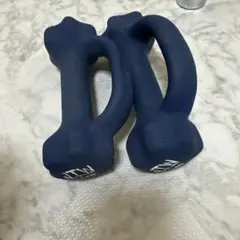 2kg ダンベル 2個セット ブルー クロームメッキのサムネイル