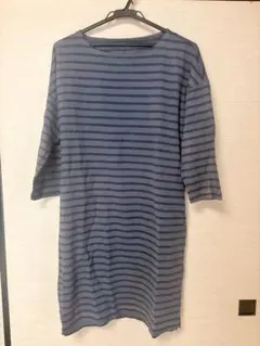 ReMUJI 染めなおした服　ボーダーチュニック