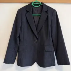 【美品】UNITED ARROWS ジャケット ネイビー M 上品 ストライプのサムネイル