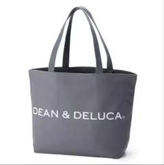 DEAN ＆ DELUCA トートバッグ　チャコールグレー　Lサイズ
