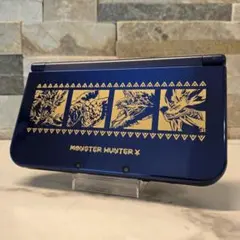 New ニンテンドー 3DS LL 本体　モンスターハンター　クロス ブルー