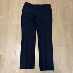 黒 スラックス ノータック