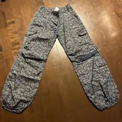 Reebok トレーニングパンツ 幾何学模様 Mサイズ