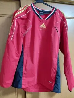 アディダス ウィンドブレーカー 赤　adidas