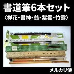 メ*3様 書道筆まとめ6本セット